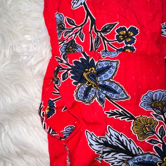 LOFT Floral Romper - Picture 4 of 7